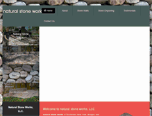 Tablet Screenshot of naturalstoneworksny.com